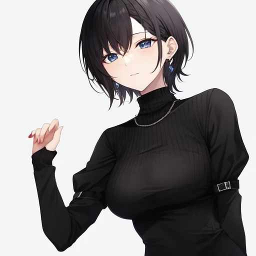 [Holara] short hair wavy hair beautiful woman [Illustration]